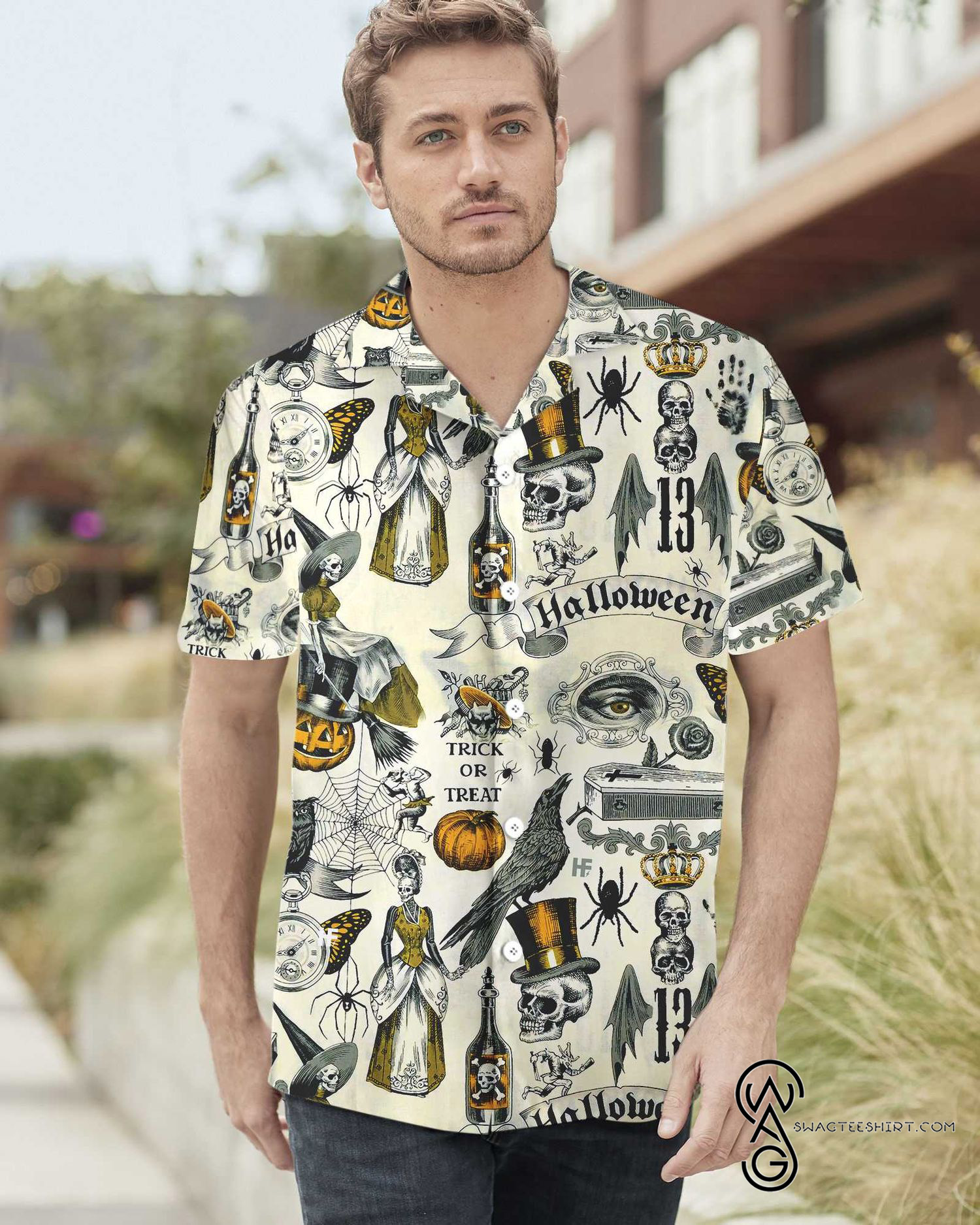 [Top Trending] Tropical Floral Naruto Manga Anime Casual Beach Full Printing Hawaiian Shirt